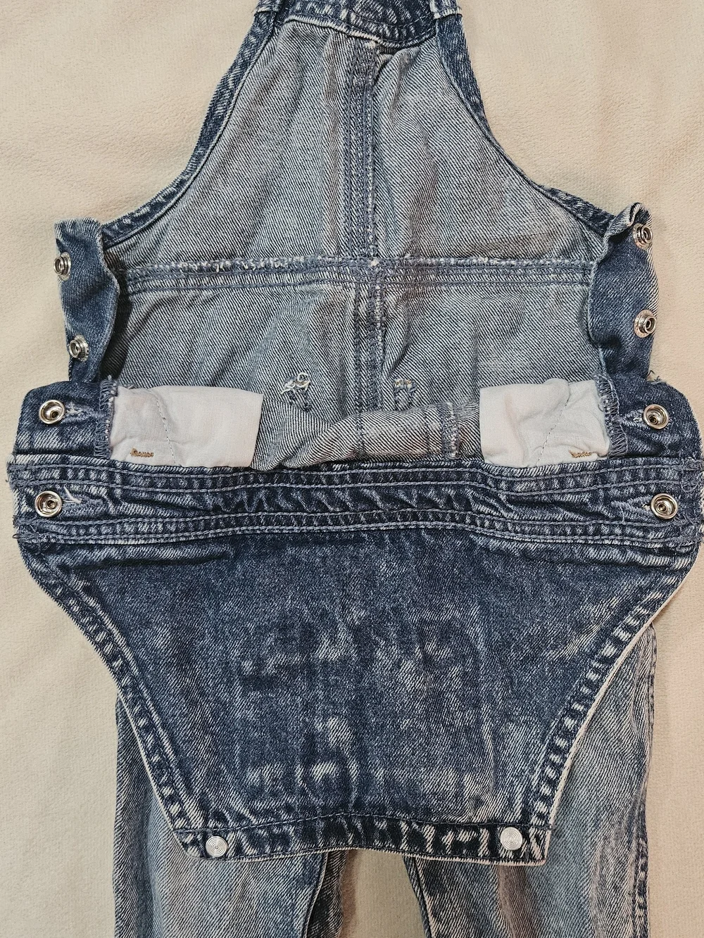 Wonder Nation Toddlers Denim Overalls - 18 Months